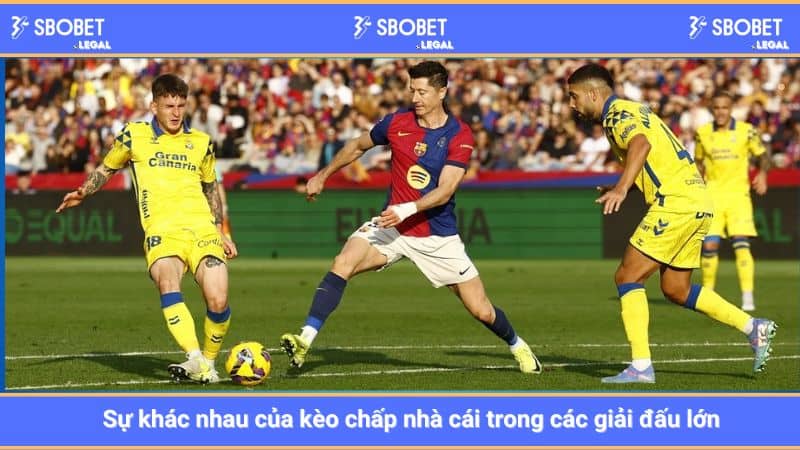 Sự khác nhau của kèo chấp nhà cái trong các giải đấu lớn